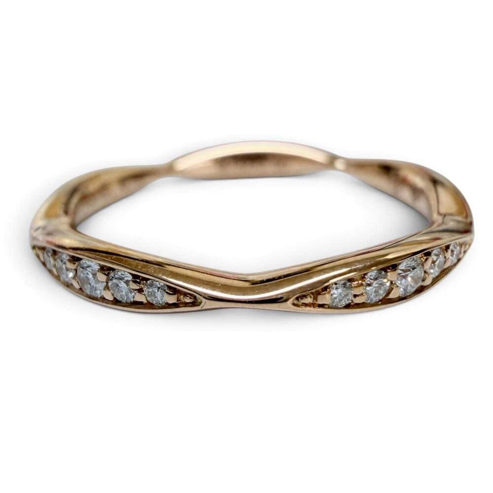 CHANEL Gold Diamond Eternity Ring